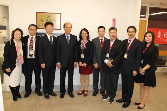 罗林泉总领事与开云电子代表团、孔院院长合影留念.JPG